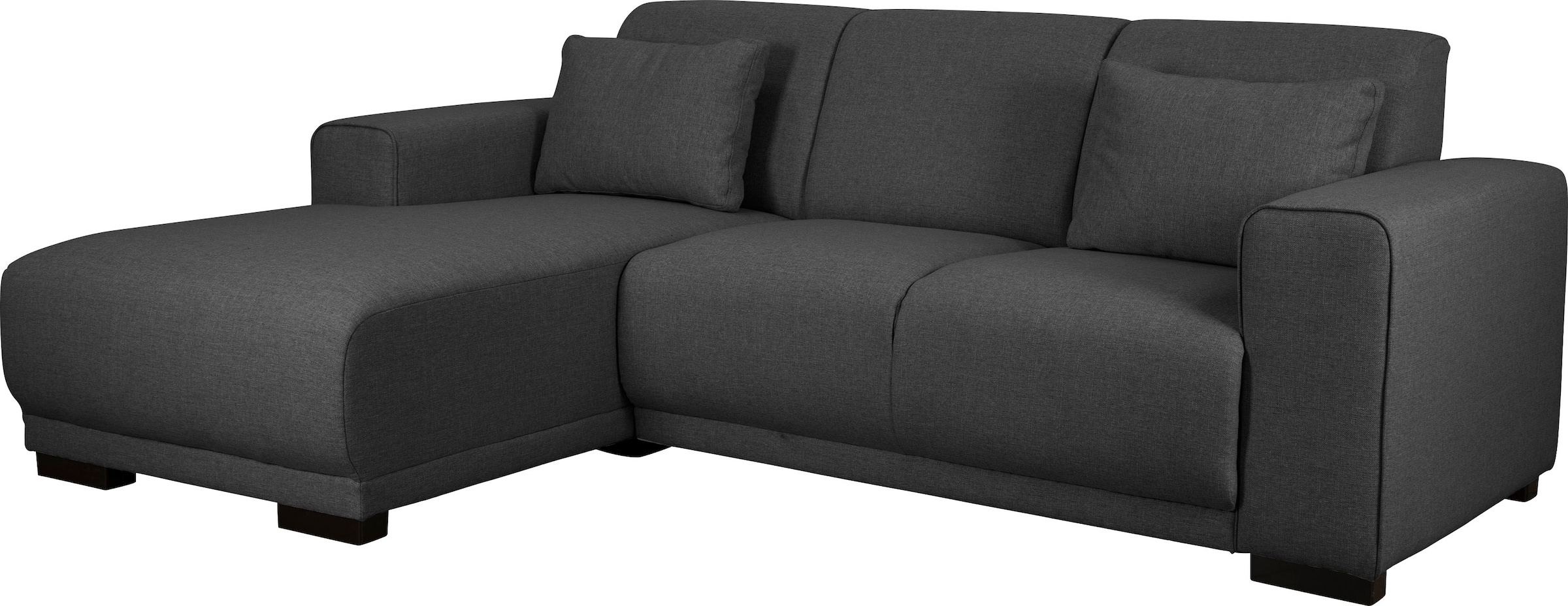 Home affaire Ecksofa »BORNHOLM L-Form mit Recamiere, Masse B/T/H: 234/162/85 cm« Recamiere links oder rechts bestellbar, Wellenfederung, inkl. 2 Kissen