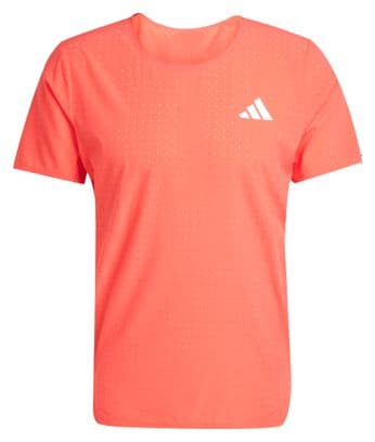 Maillot manches courtes adidas Adizero Rouge Homme