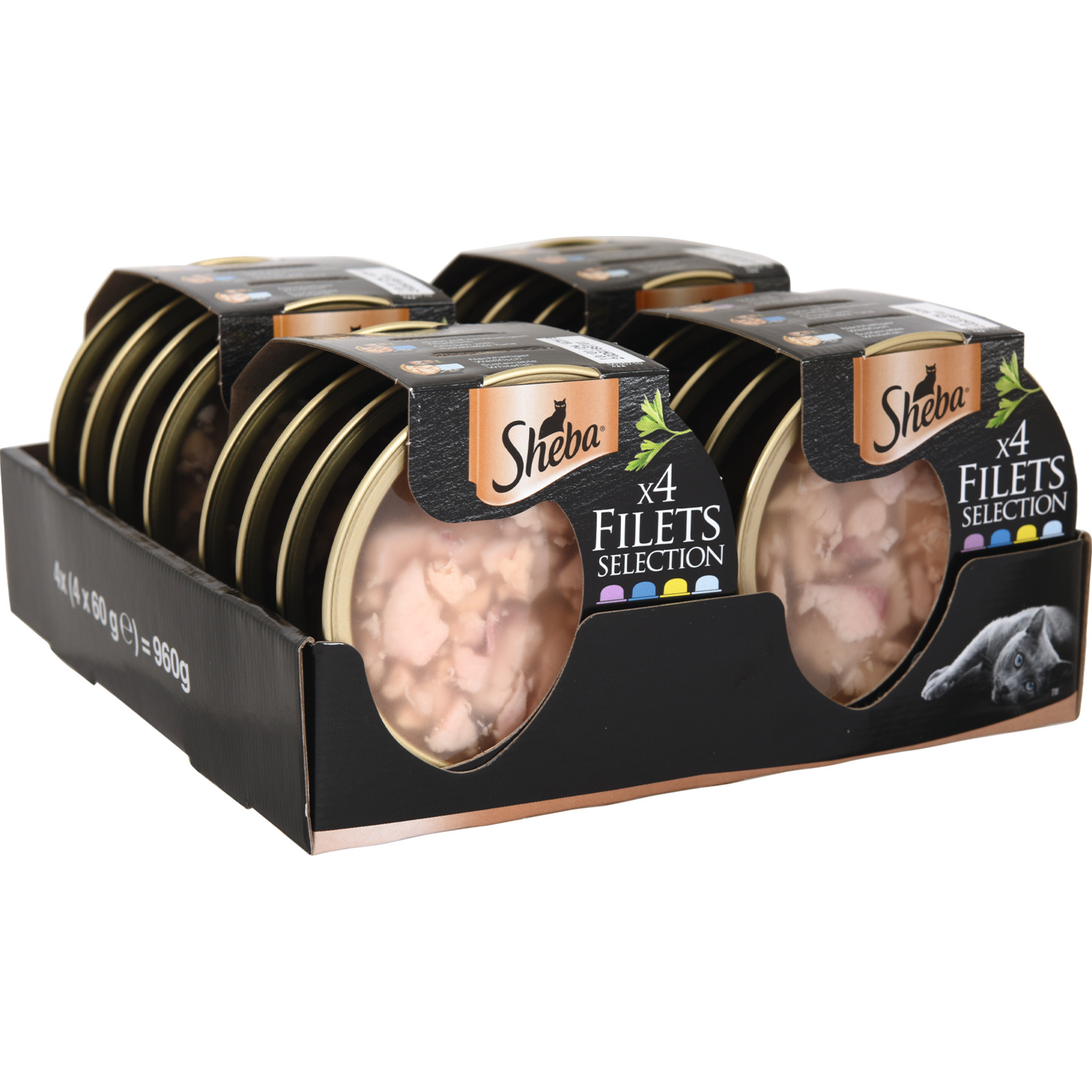 Sheba Filets Selection 4x60g