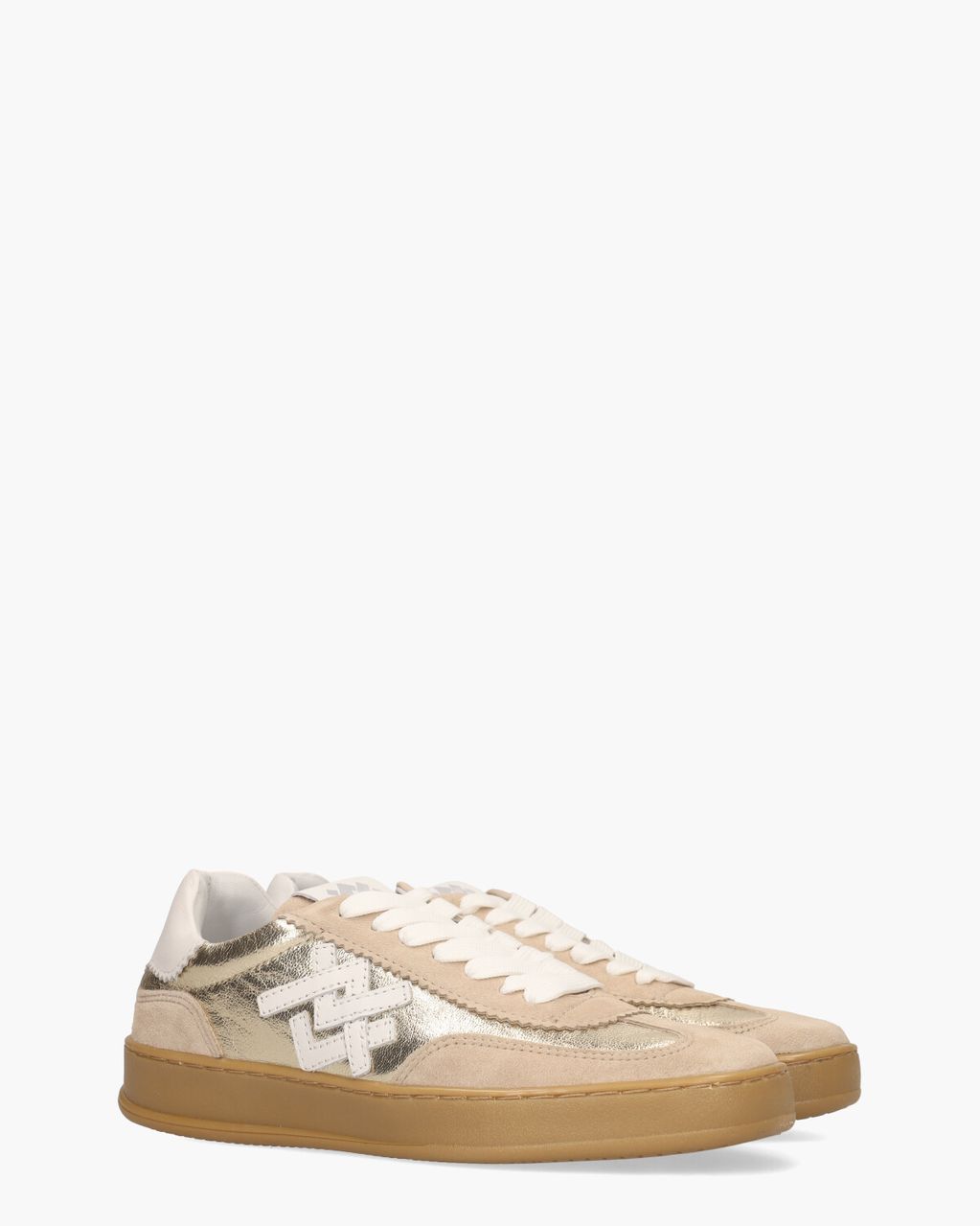 Si Willeke Goud/Beige Damessneakers