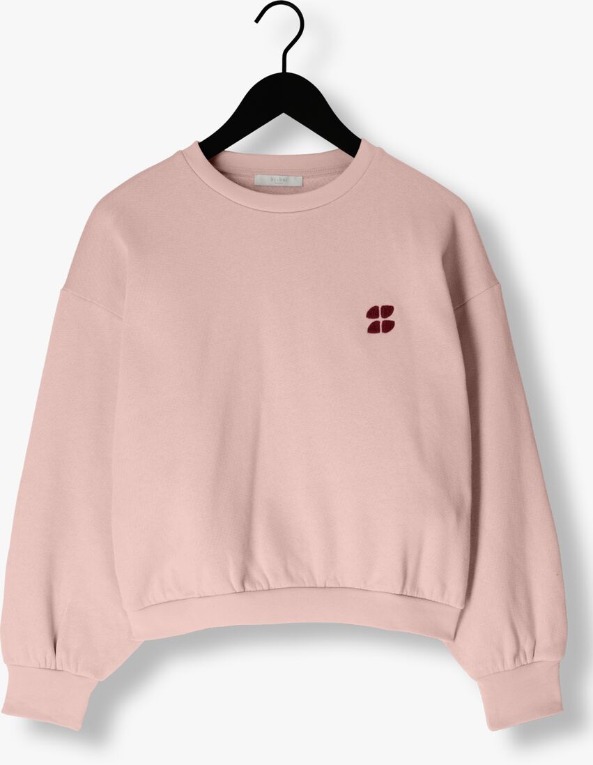 BY-BAR roze by-bar trui bibi short logo sweater