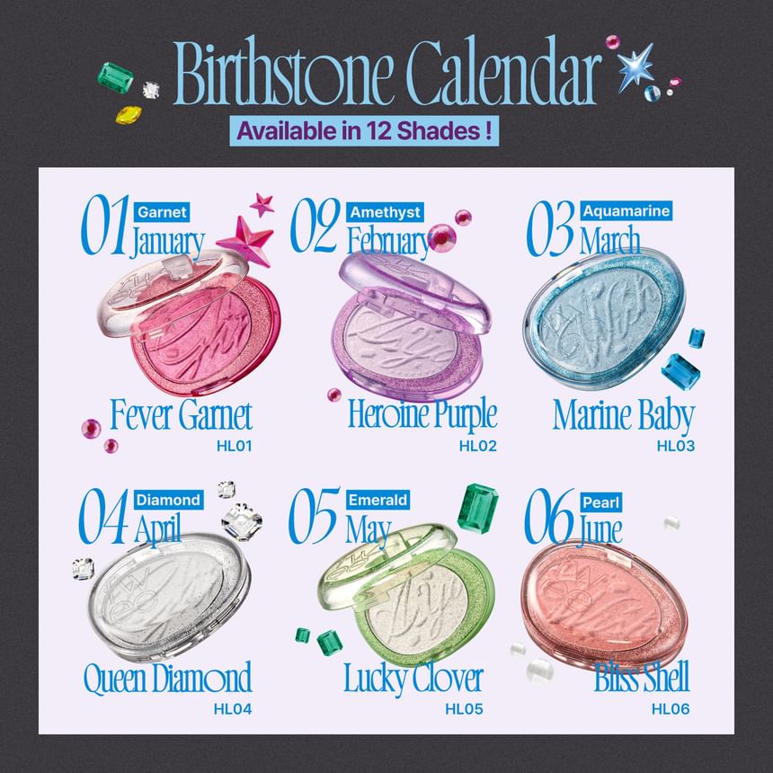 fwee - Glitz Stone Highlighter - 12 kleuren