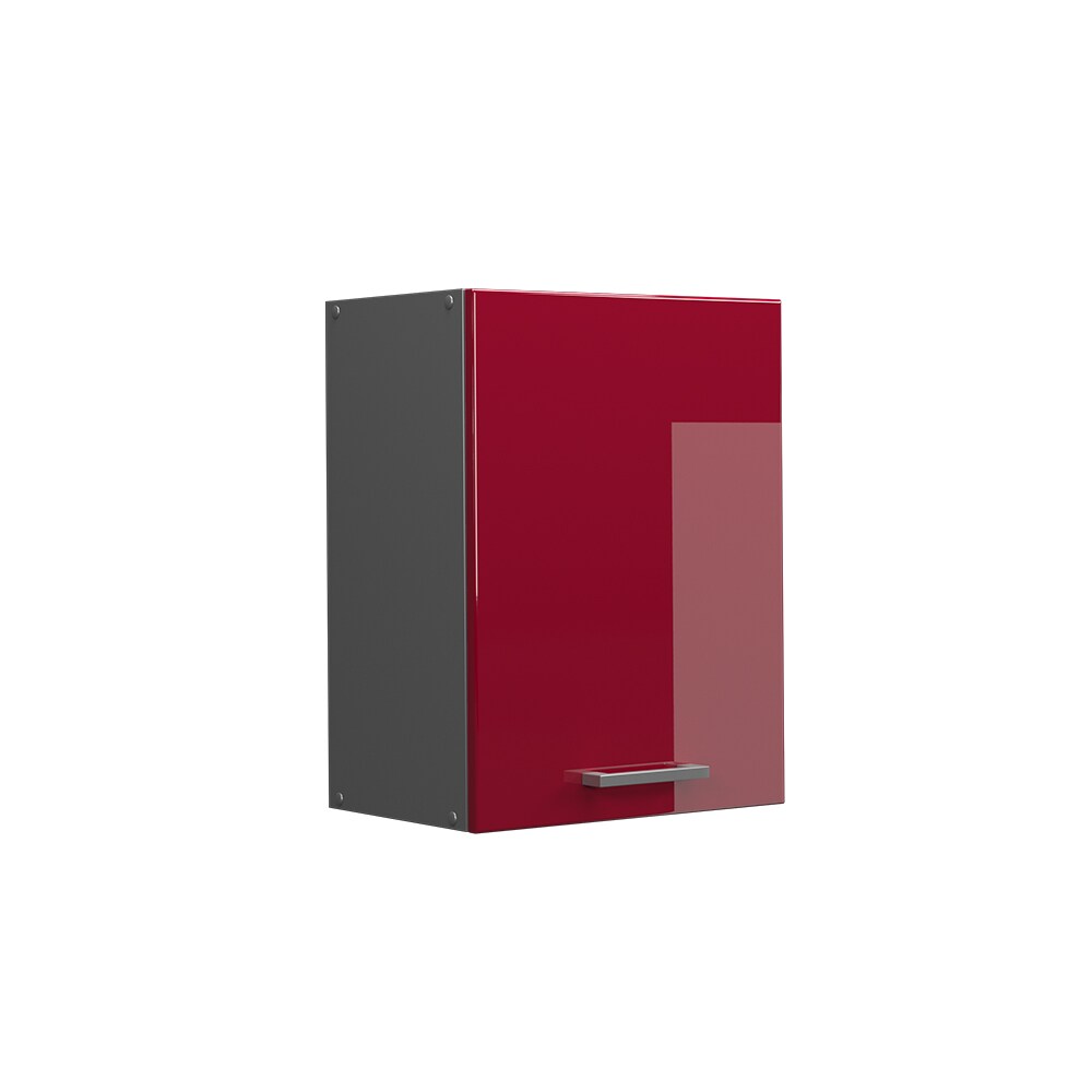 Vicco Hängeschrank Küchenschrank Küchenzeile R-Line 45 cm Anthrazit Bordeaux Tür Fächer