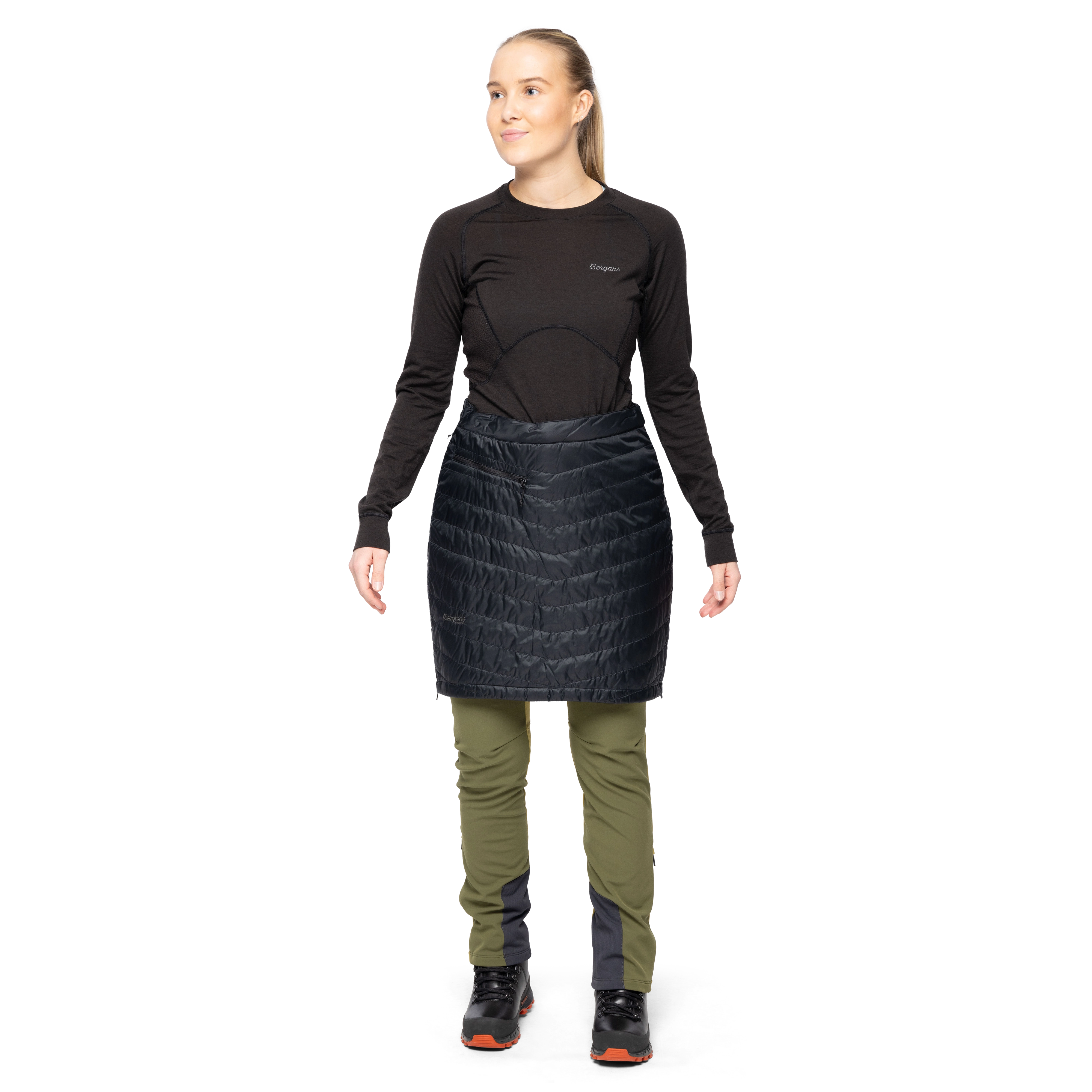 Røros Insulated Skirt Black