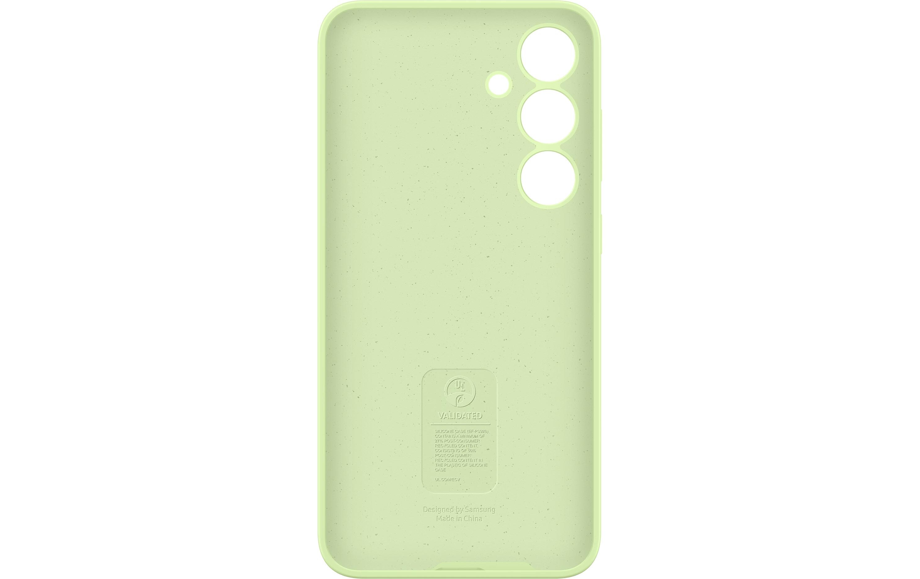 Back Cover Silicone Galaxy S24+ GrünSchutzhülle für das Samsung Galaxy S24+