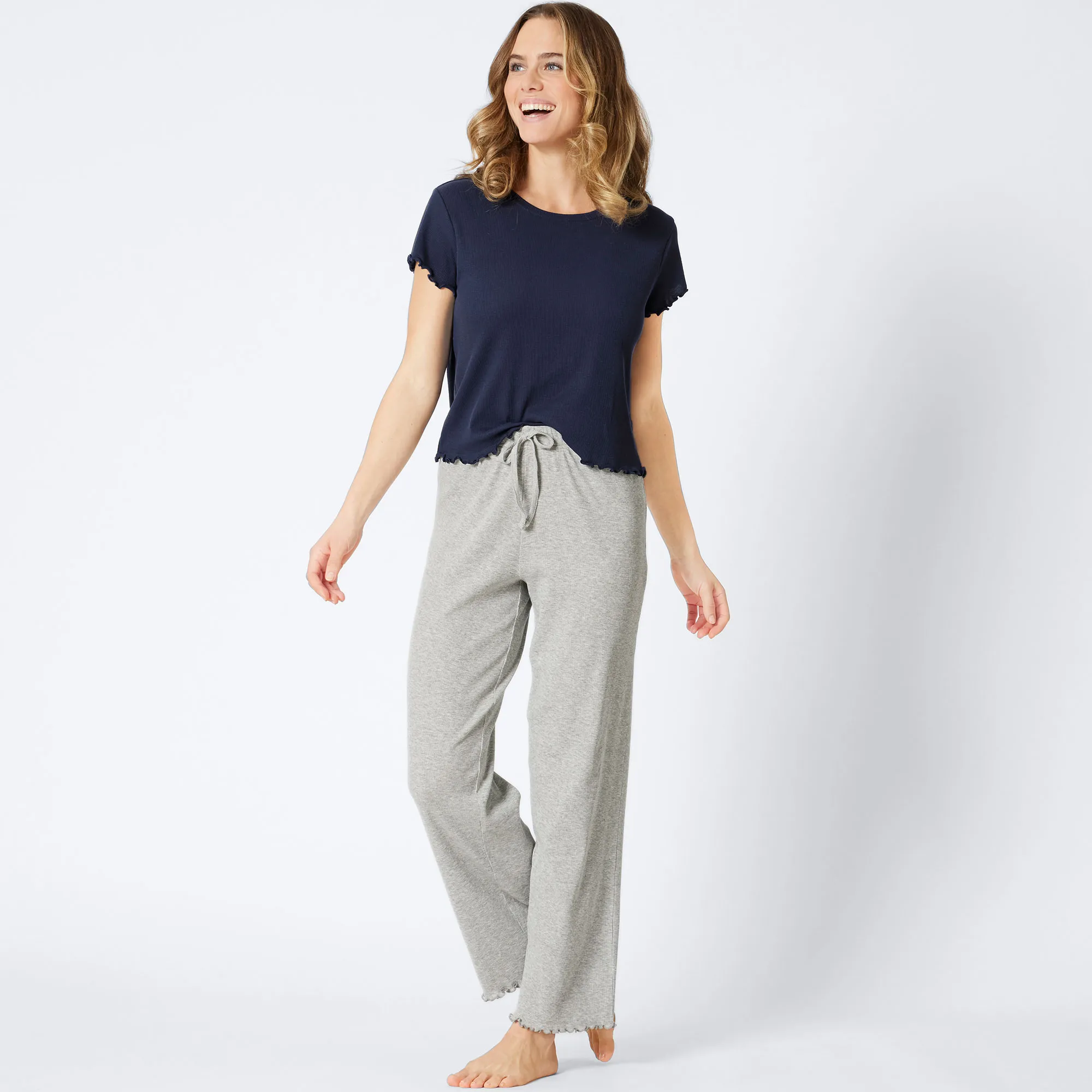 Damen-Schlafhose, Mix&Match