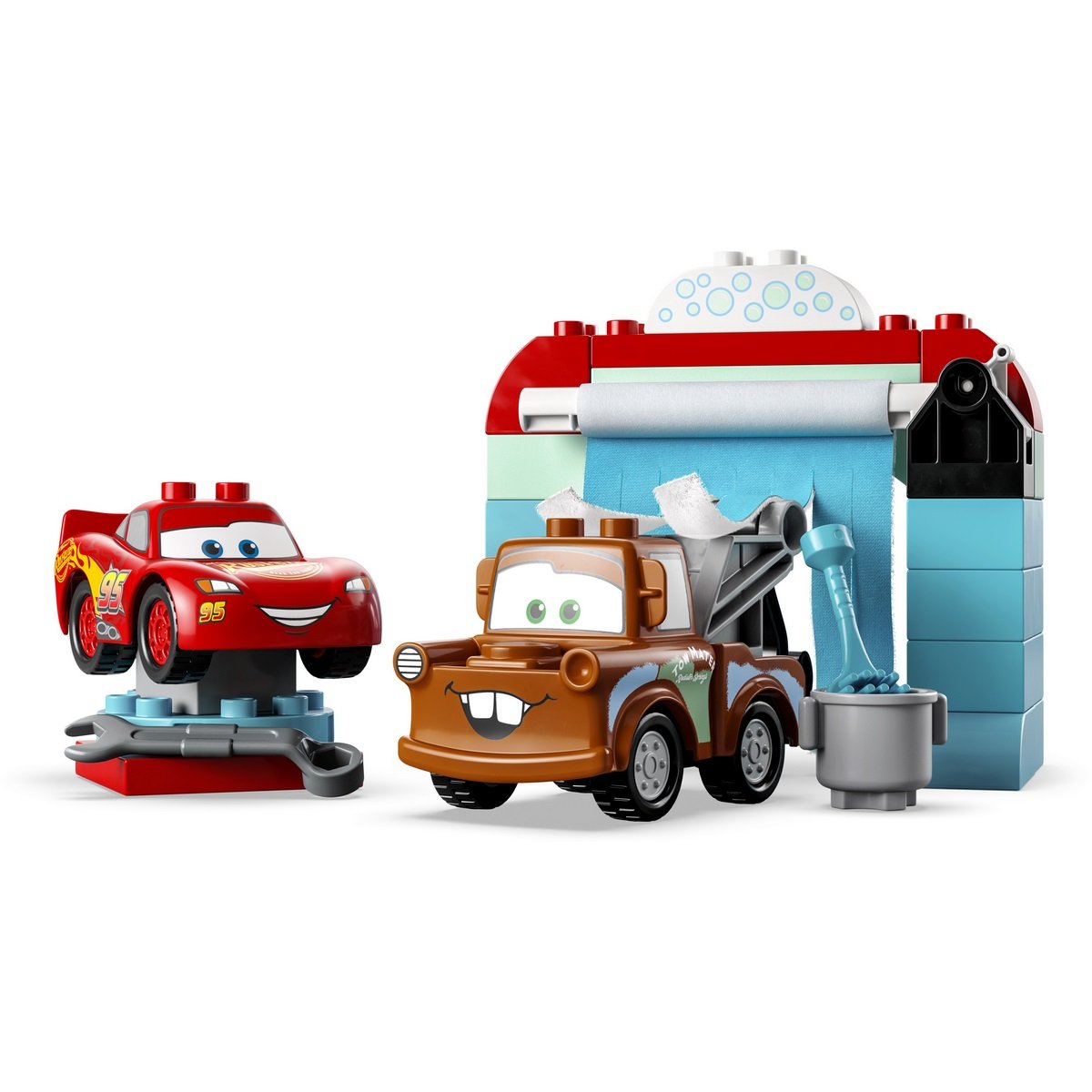 La station de lavage avec Flash McQueen et Martin Lego Duplo 10996