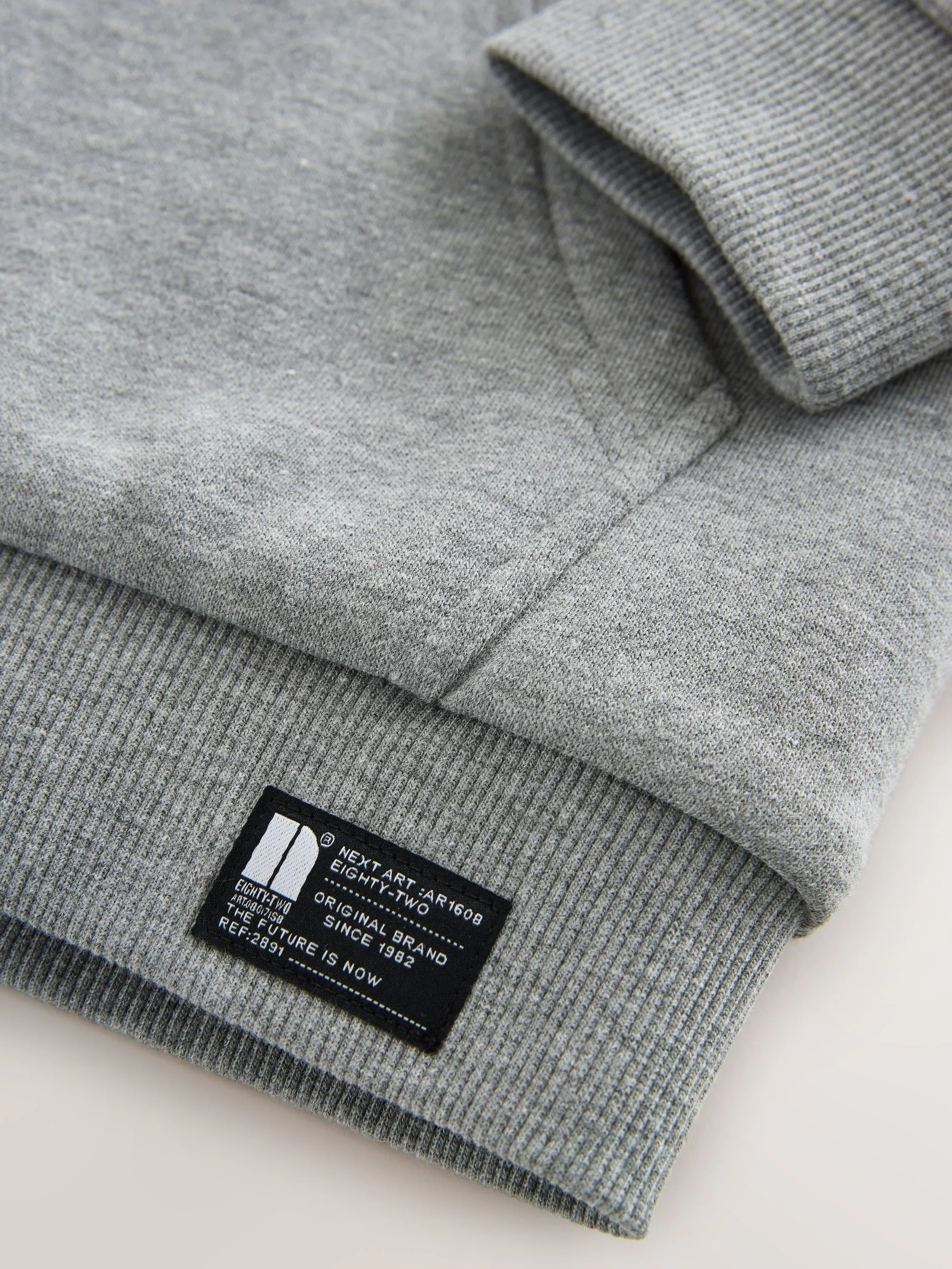 Grijs - Borg Fleece Zip Through Hoodie (3-16yrs)