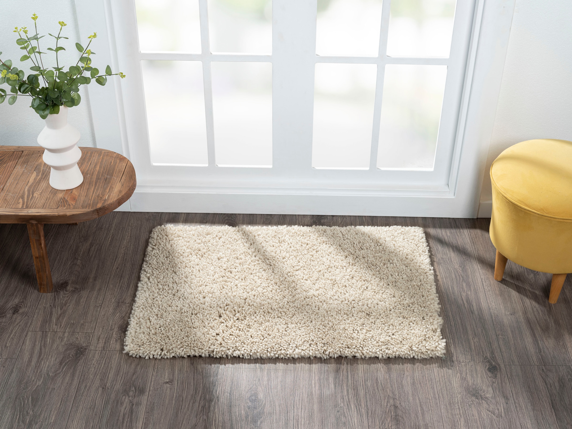 Myflair Möbel & Accessoires Hochflor-Teppich »My Shaggy« rechteckig 37 mm Höhe Shaggy, Uni-Farben, leicht glänzend, Microfaser, extra flauschig