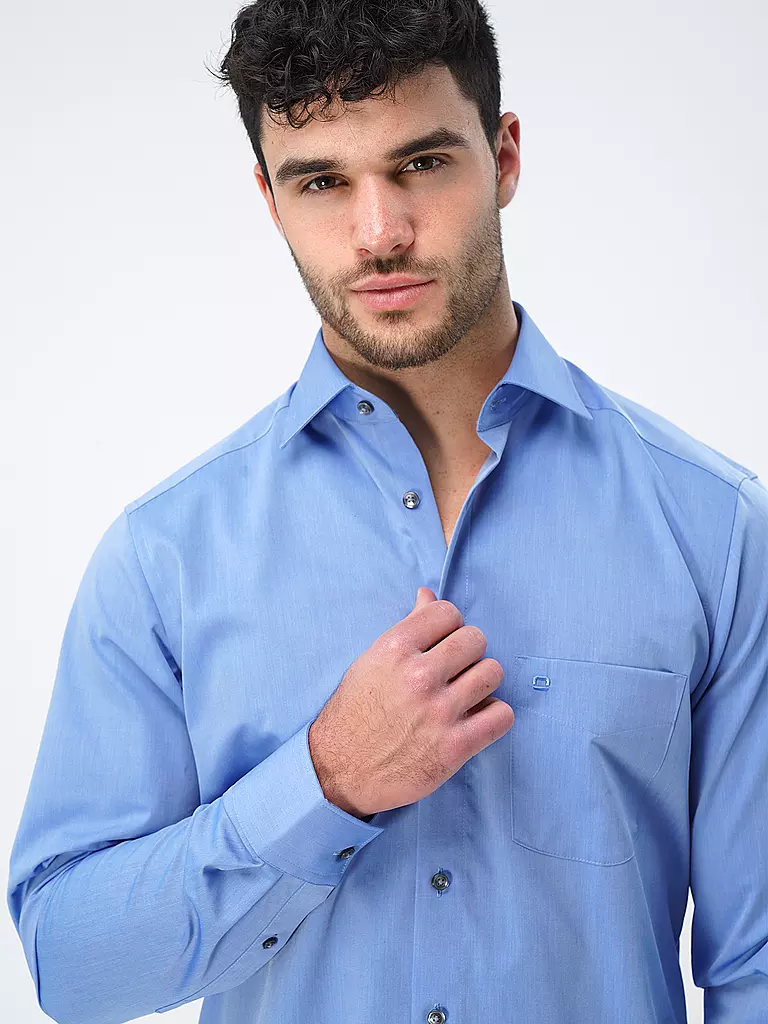 OLYMP Hemd Modern Fit blau