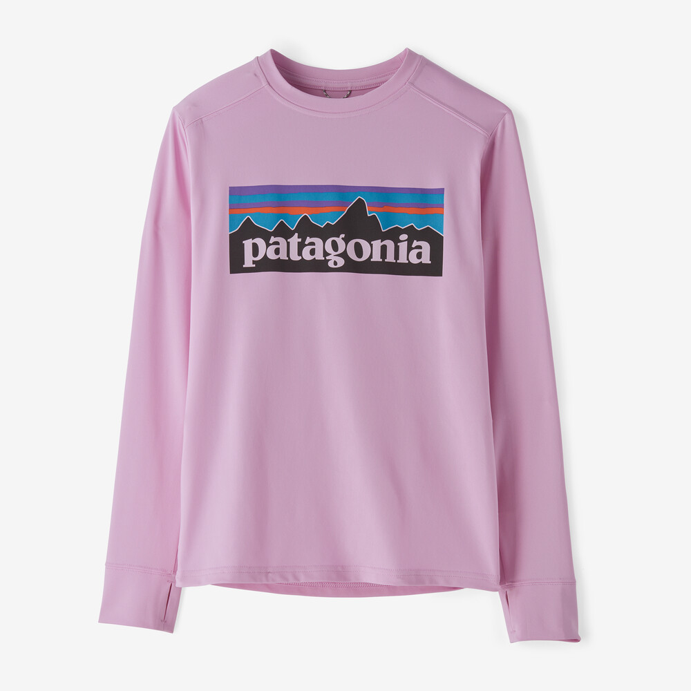 Langärmeliges Capilene Silkweight UPF-T-Shirt für Kinder