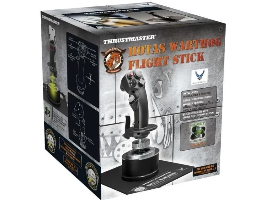 Thrustmaster HOTAS Warthog Flight Stick - Joystick - 19 knapper - kabling - for PC