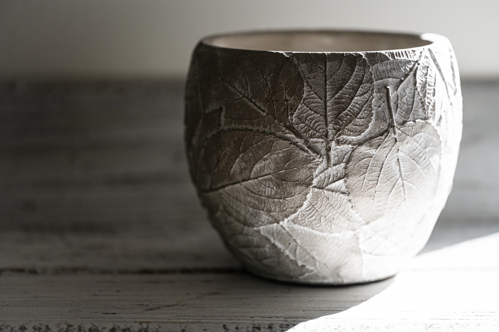 Zementtopf 'Le Hêtre', grau-weiß, Ø 16,5 cm, H 14 cm günstig bestellen