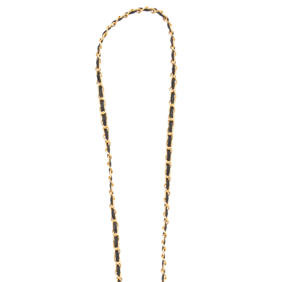 Gina Benotti Handykette mit Metall-Gliedern schwarz / gold