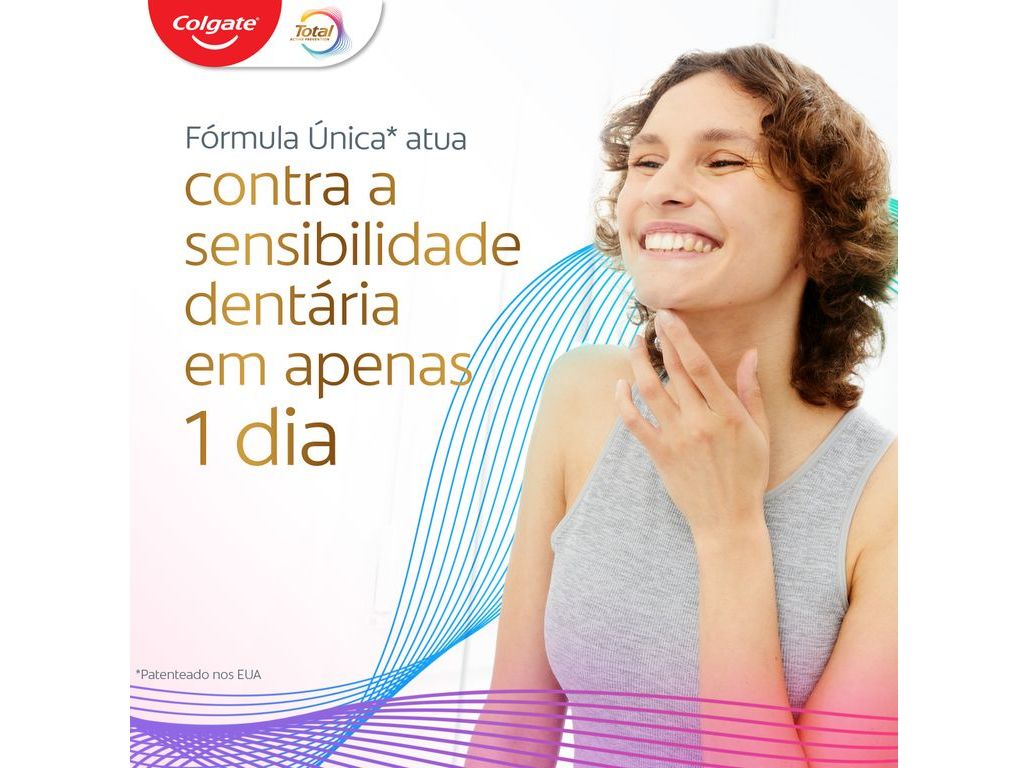 PASTA DE DENTES PROTEÇÃO TOTAL AVANÇADA SENSIBILIDADE COLGATE 75ML