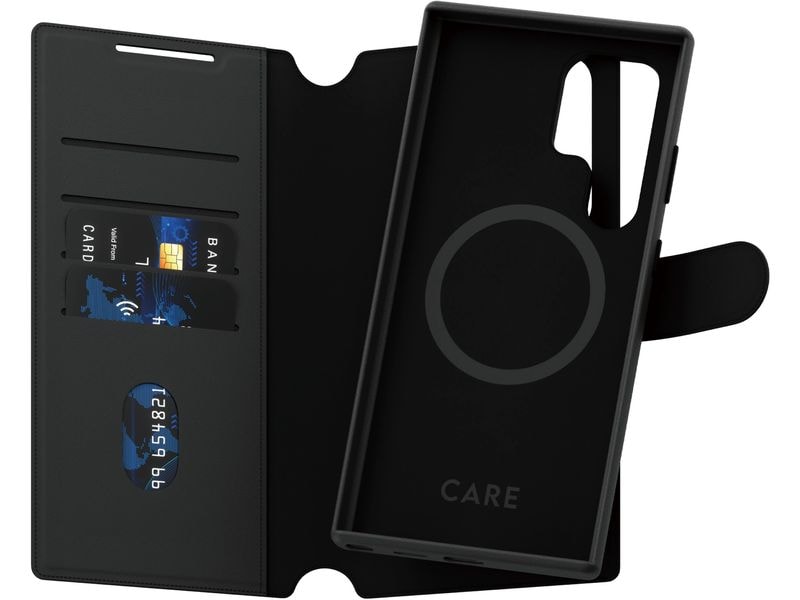 CARE Back Cover Feature Tango 2-in-1 Galaxy S25 Ultra Schwa Tango Two-in-one Portemonnaie Hülle mit QI