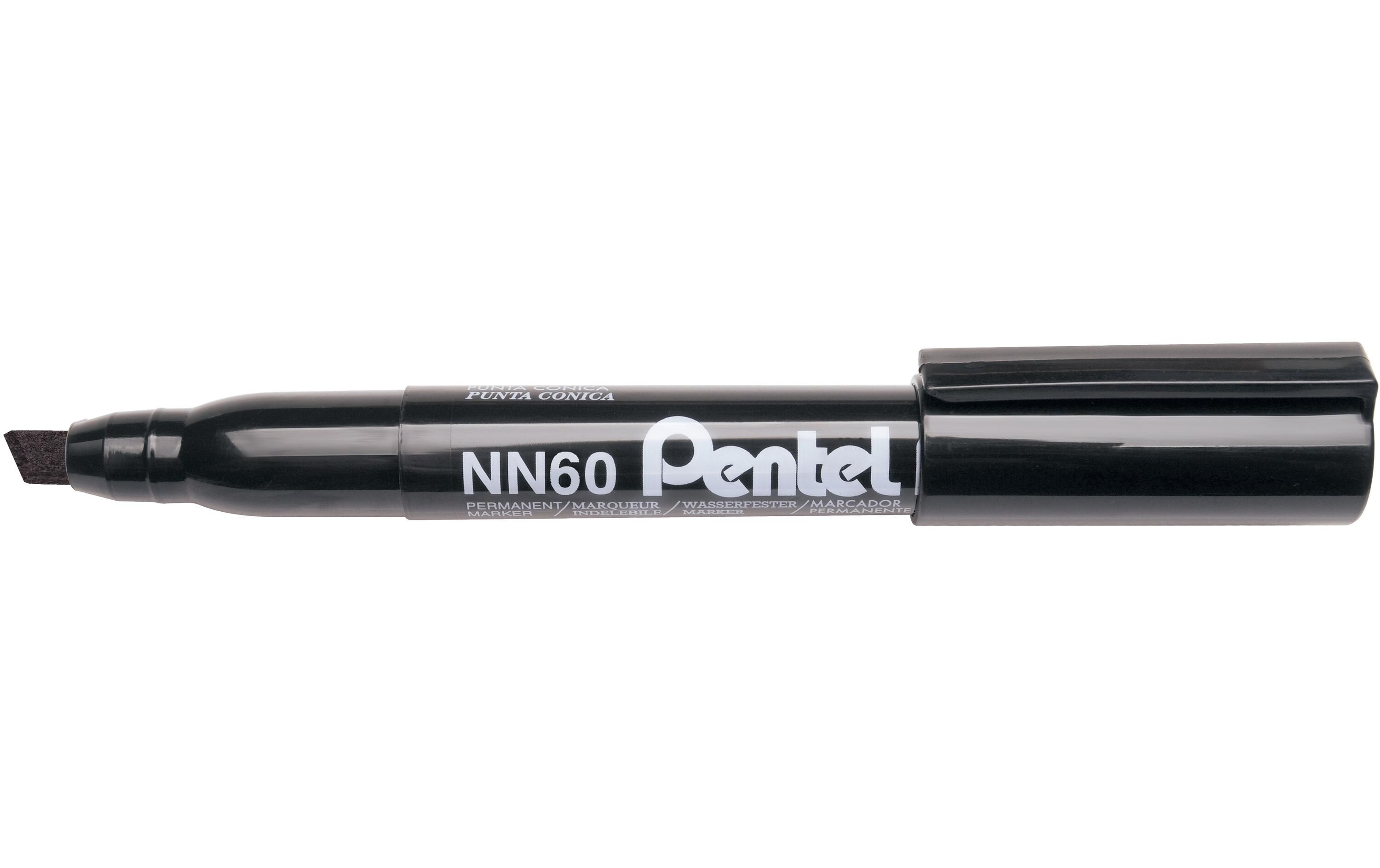 Permanent-Marker Greenlabel NN 60 SchwarzKlassischer Marker mit breiter Keilspitze