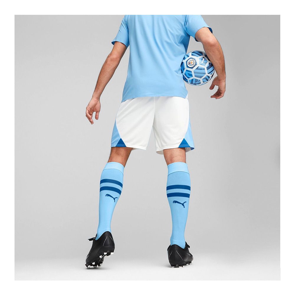Puma MCFC - Short Homme white/team light blue