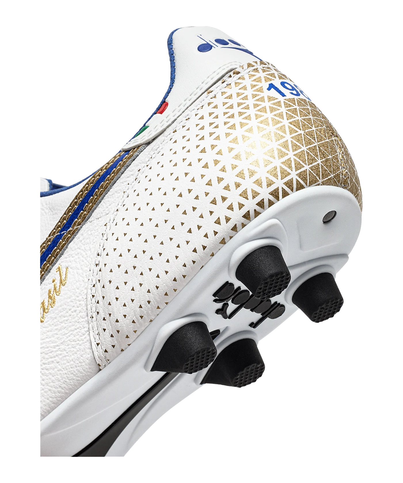 Diadora Brasil Made in Italy OG FG Weiss Blau Gold FD0953
