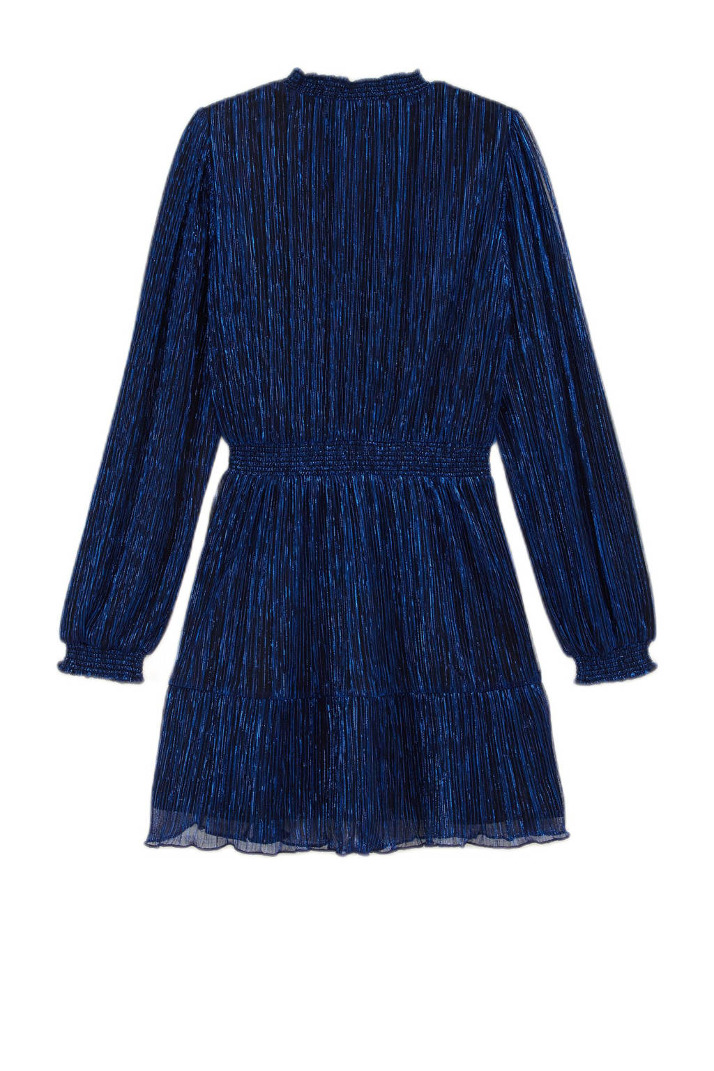 WE Fashion jurk blauw/zwart