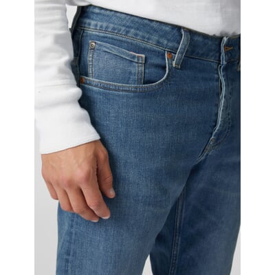 Herrenjeans Hank Mid Tapered, Blau
