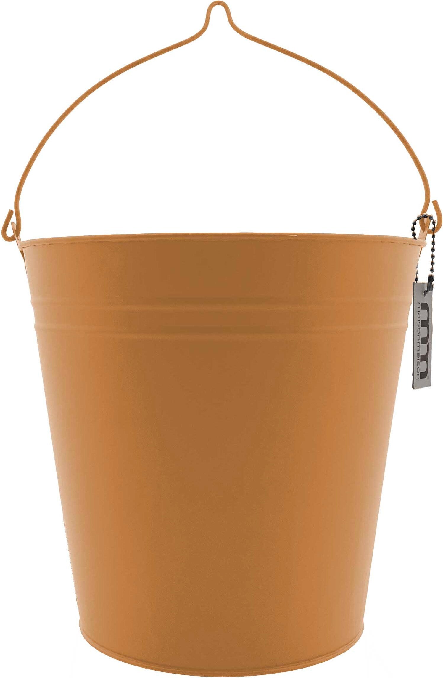 Maison Maison plantenemmer oranje D 23 H 22 cm