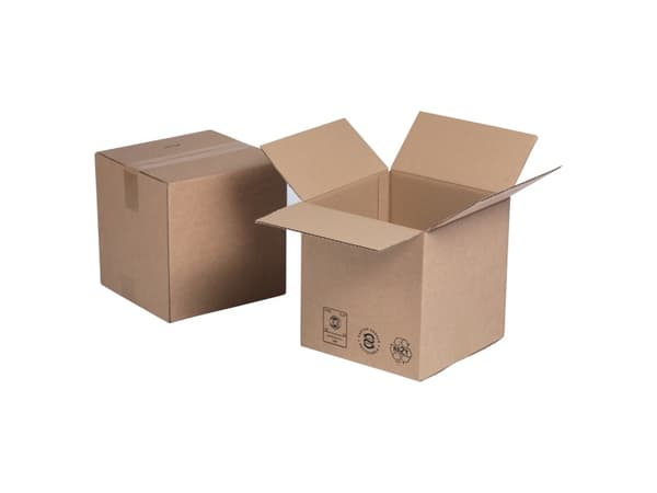 Standardkasse, 1-lag, 250x250x250 mm - (25 stk.)