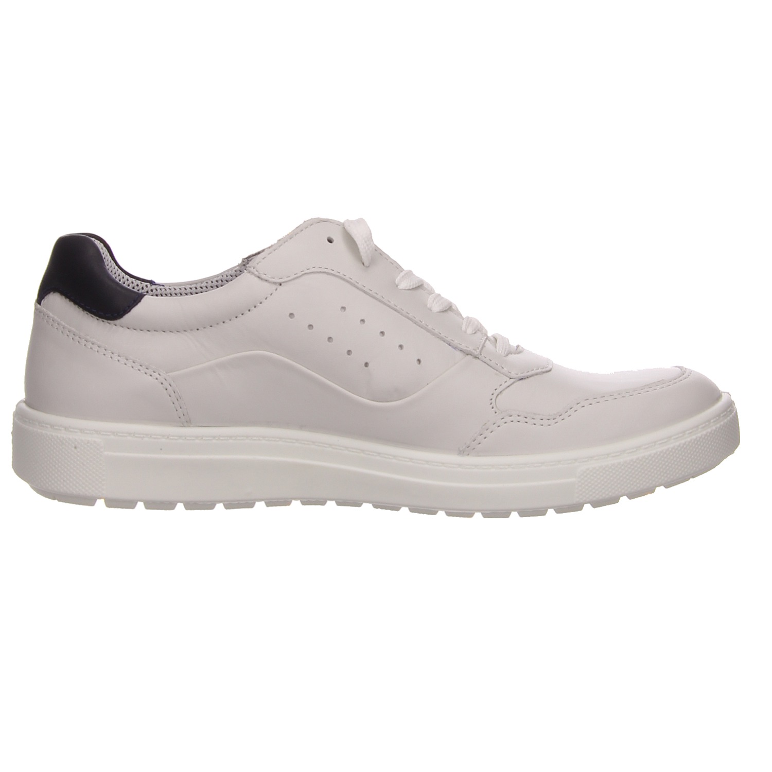 Jomos Schnürhalbschuh offwhite weiss/weiss kombi