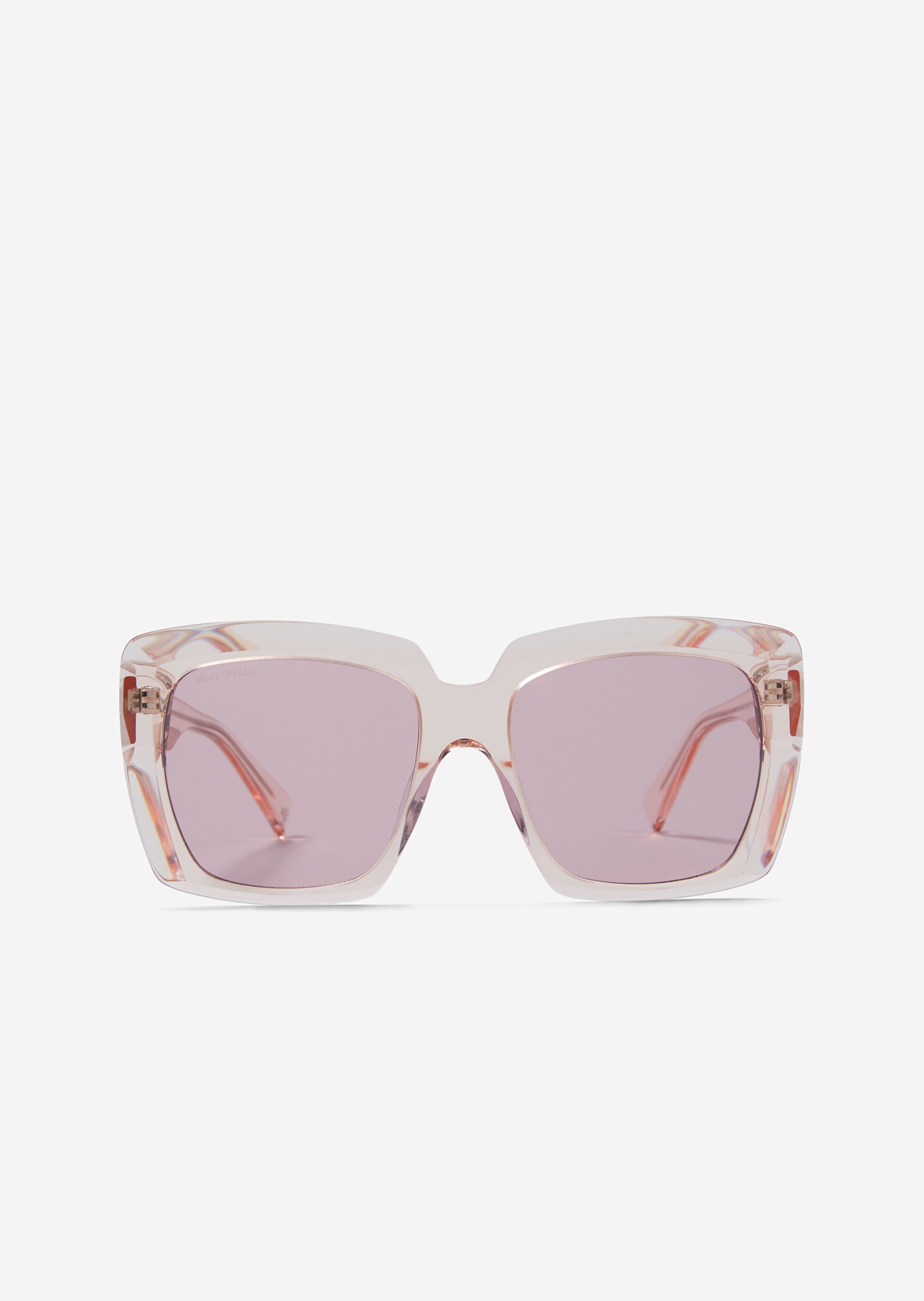 Unisex-Sonnenbrille mit breitem Bio-Acetat-Rahmen