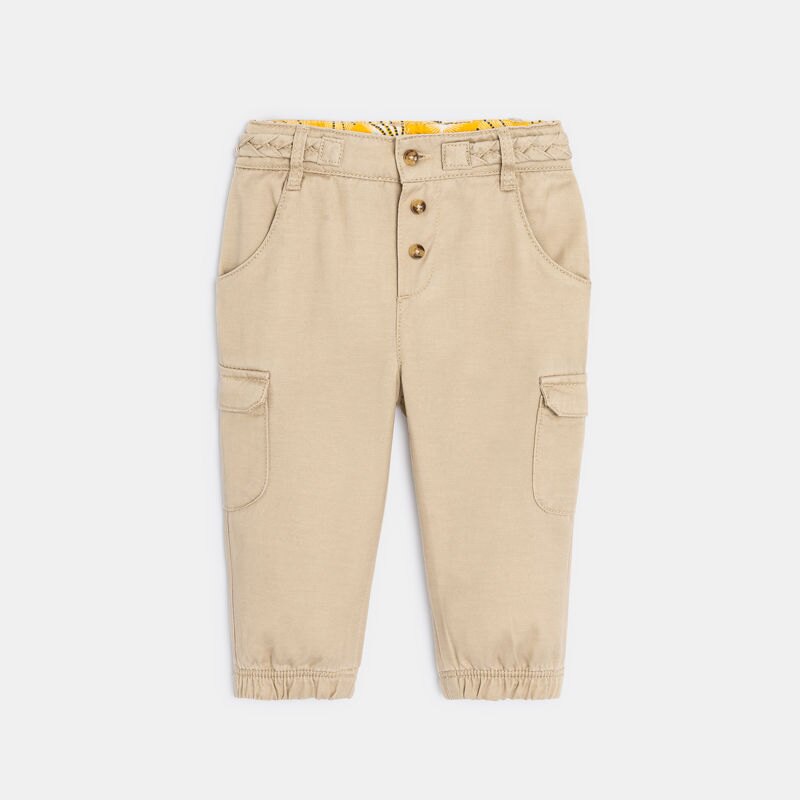 Pantalon battle beige bébé fille Beige