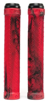 Paire de Grips Eclat Octa Noir/Rouge