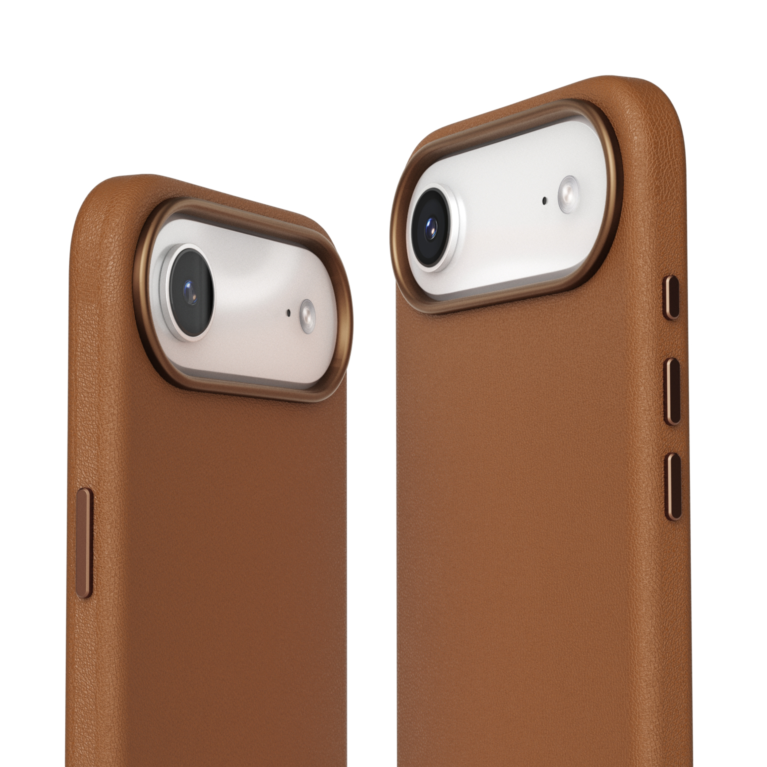 iPhone Air MagSafe Schutzhülle Like Leather Case aus Recycelten Materialien (ELC00021) - Braun