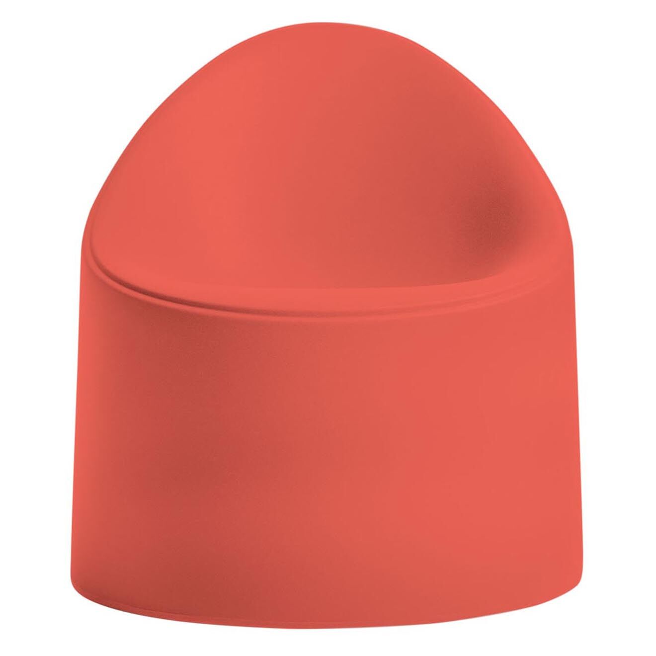 Serralunga Fauteuil Bay Design par Raffaella Mangiarotti corail - 65x70x65 cm