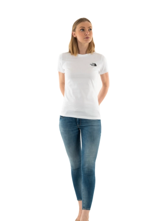 Tee shirt the north face 0a87nm fn41 white