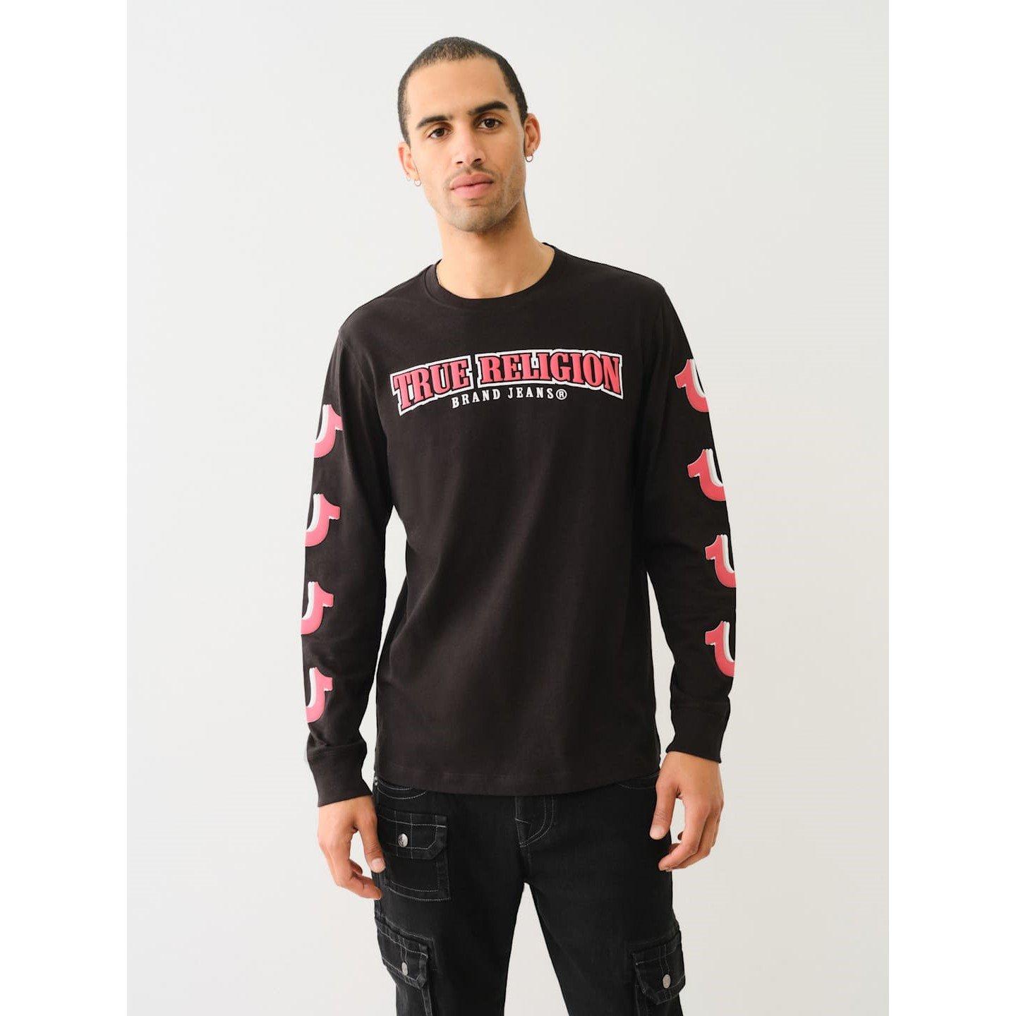 True Religion TR Horseshoe Long Sleeve T Shirt
