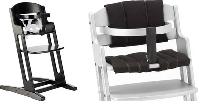BabyDan Danstolen Matstol & Matstolpute, Svart