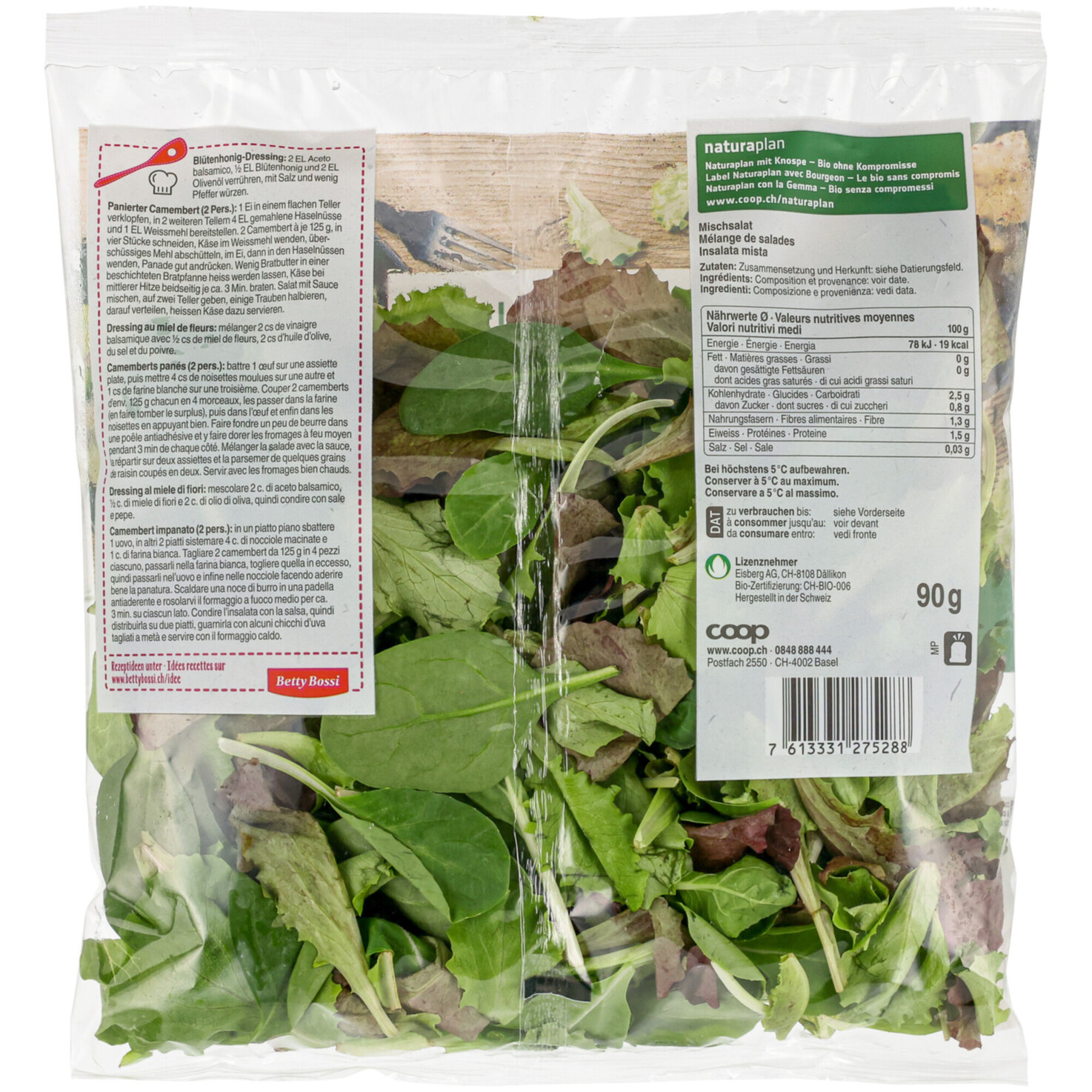 Betty Bossi Naturaplan Bio Jungsalat -