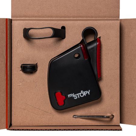 mySTOPY BASIS KIT Bremsassistent  schwarz  LRM 3 Speichen