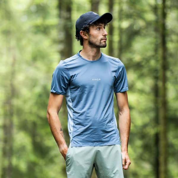 T-shirt trail AYAQ MOLVENO T-SHIRT RANDO TRAIL BLUE SLATE