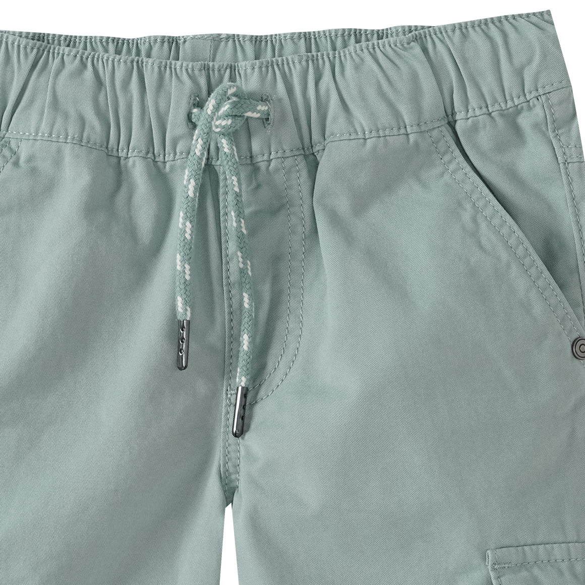 Topolino Jungen Cargo-Shorts mit elastischem EInsatz türkis