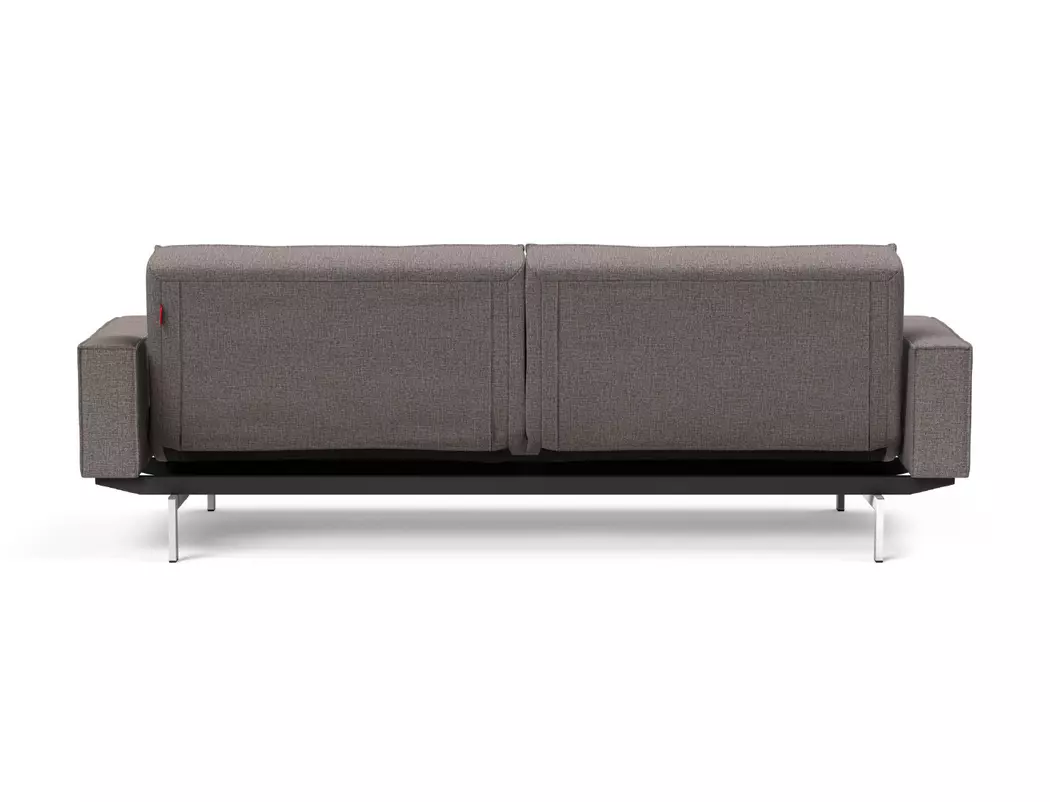Schlafsofa mit Armlehnen Splitback Chrom