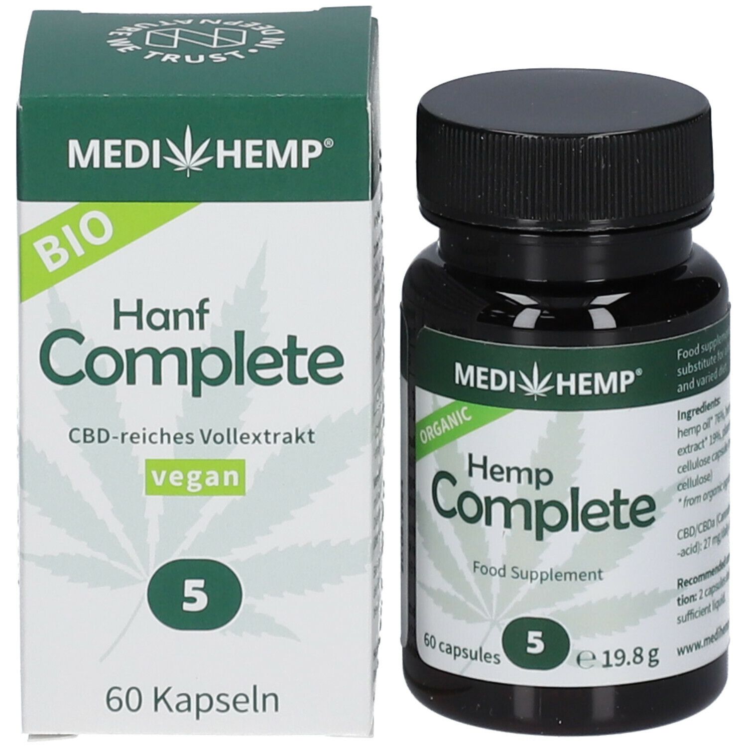 Medihemp Hanf Complete Kapseln 5% Medihemp