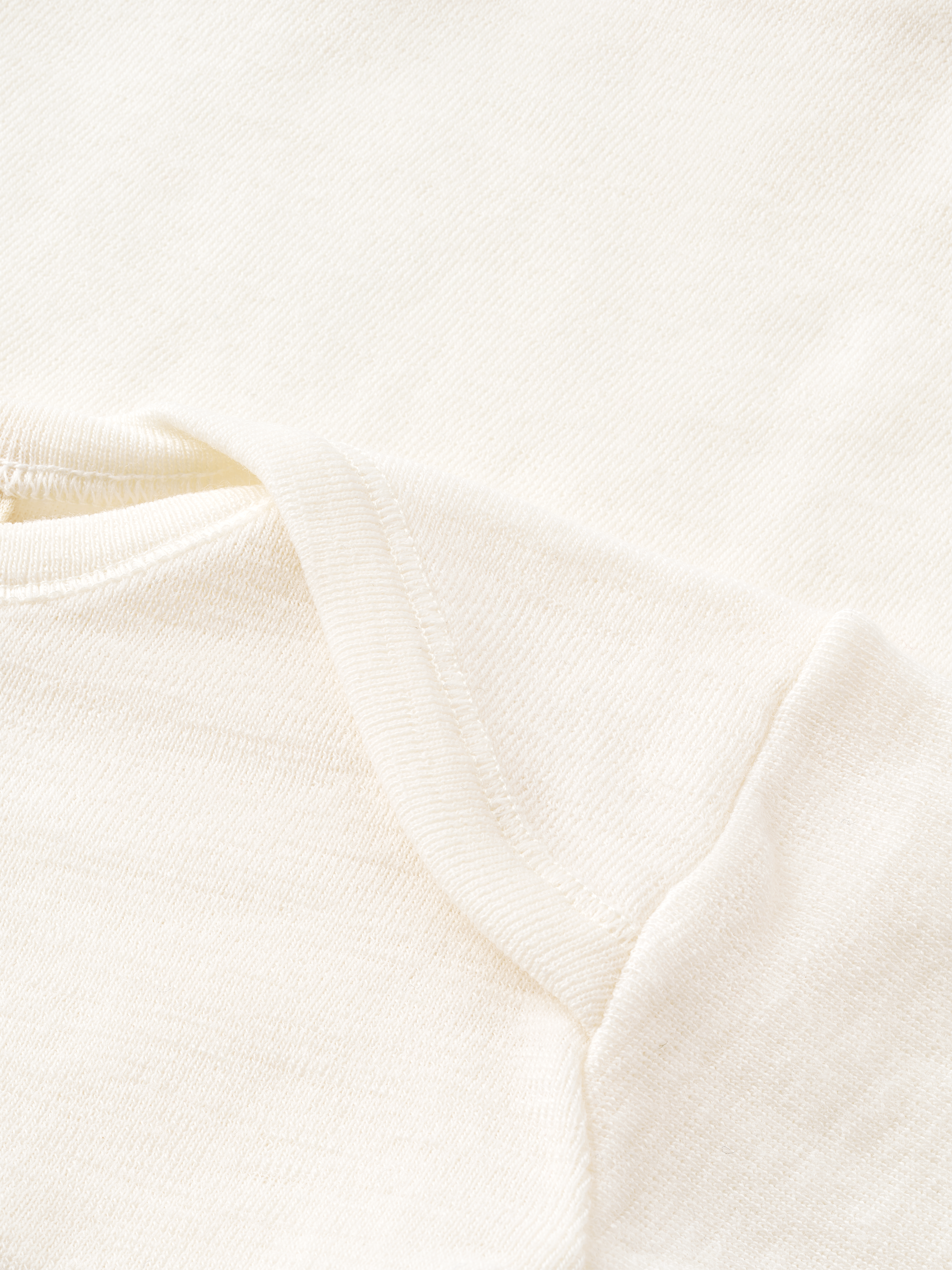 Romper met lange mouw van merinowol voor baby's