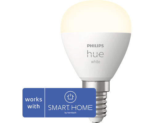 Philips Hue Druppellamp Wit Dimbaar Wit E14 5.7W 470 lm Warm Wit - Compatibel met SMART HOME van Hornbach