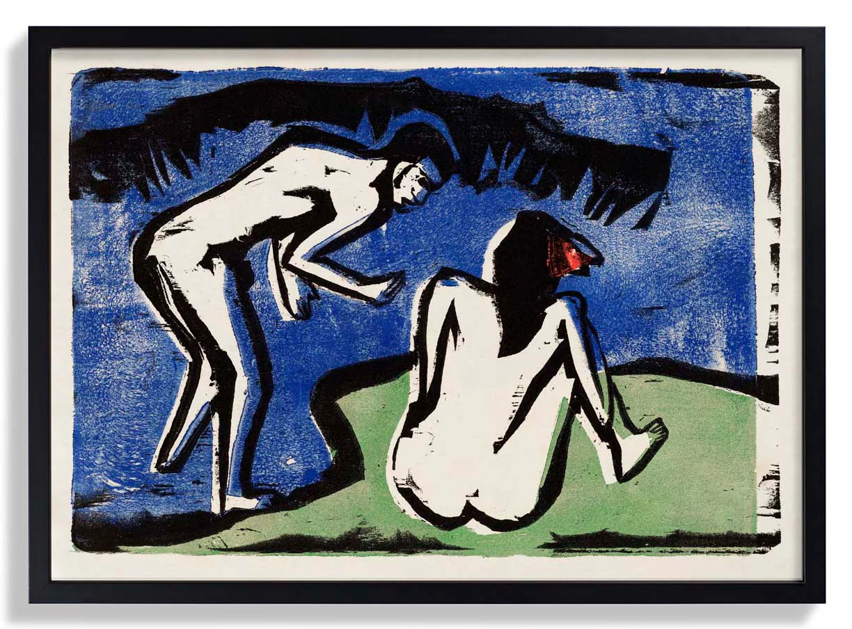 Badendes Paar von Ernst Kirchner