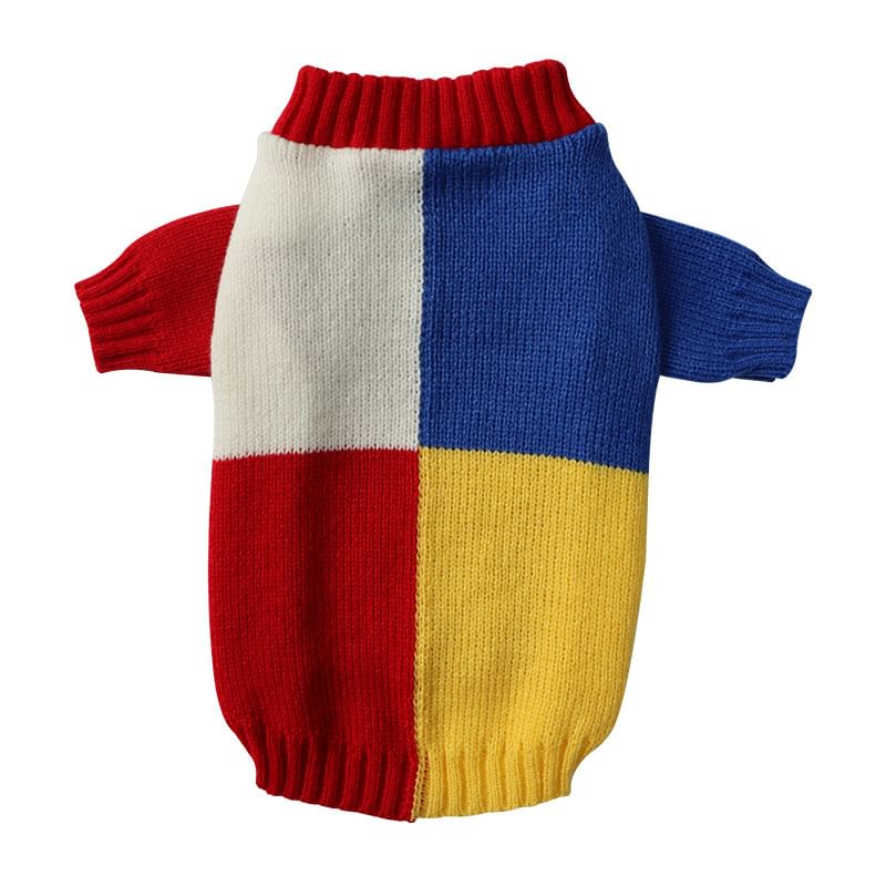 Everlupid - Color Block Pet gebreide top