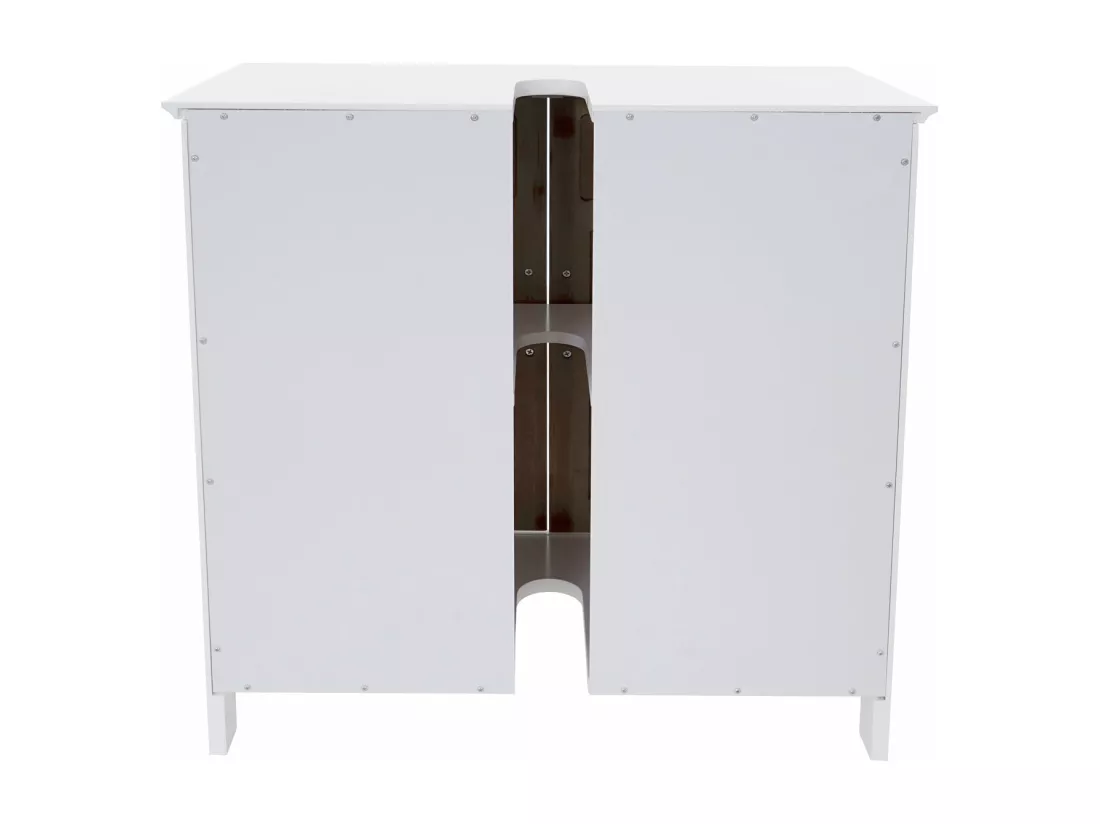 Meuble sous-lavabo MCW-A85, bambou