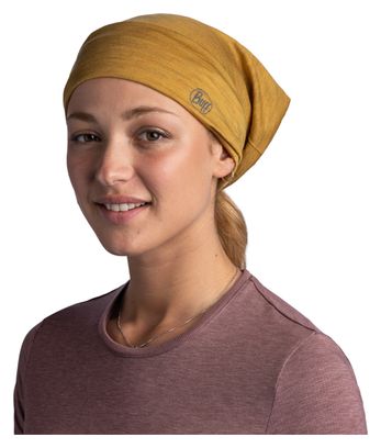Tour De Cou Buff Merino Lightweight Multistripes Jaune