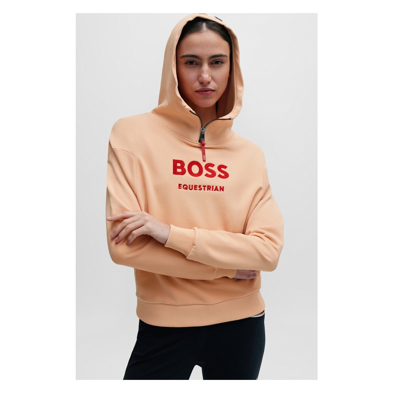 BOSS EQUESTRIAN Zip-Hoodie Faye  - peach nougat - S
