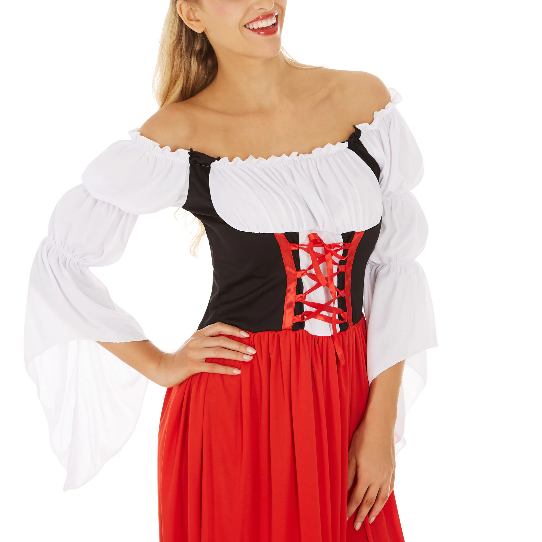 tectake® Frauenkostüm Festdirndl Resi Modell 2